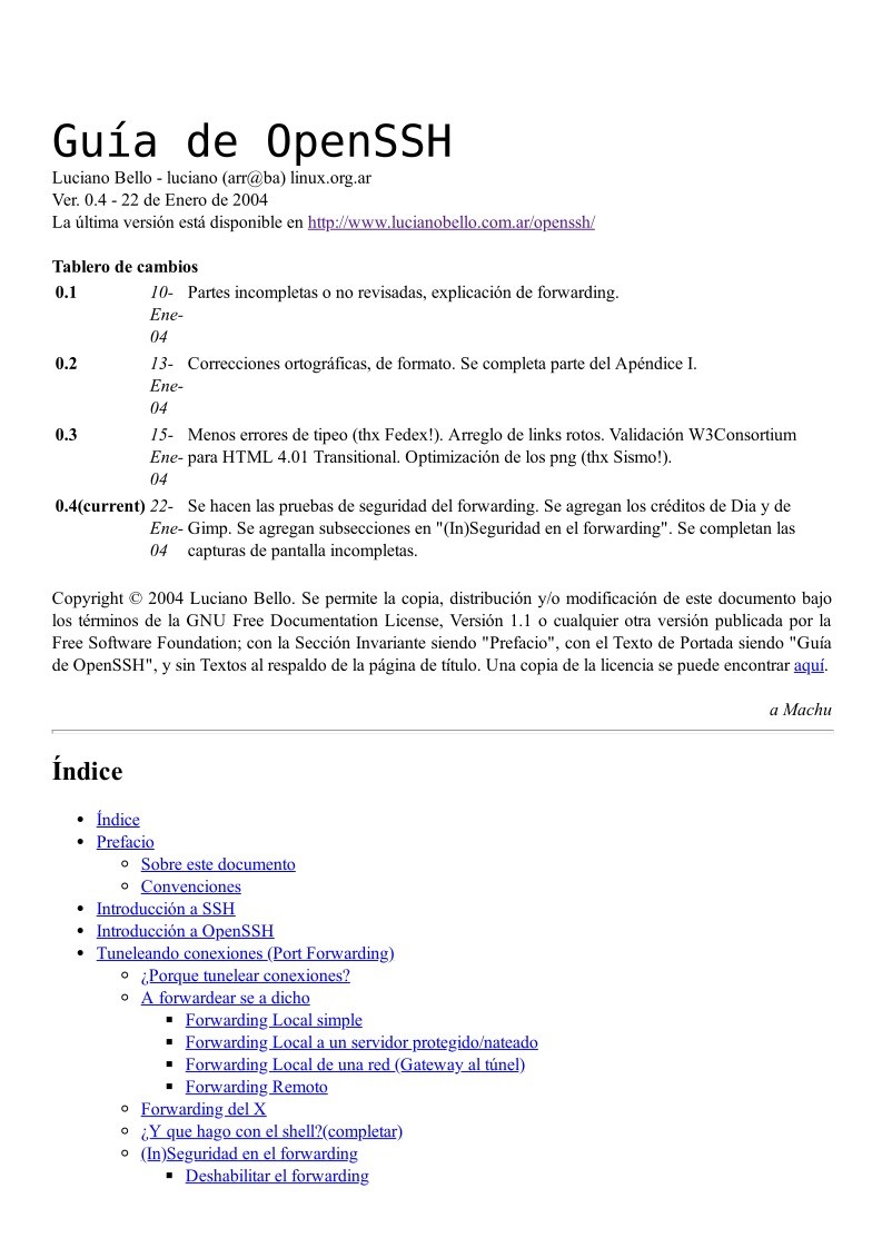 Imágen de pdf Guía de OpenSSH